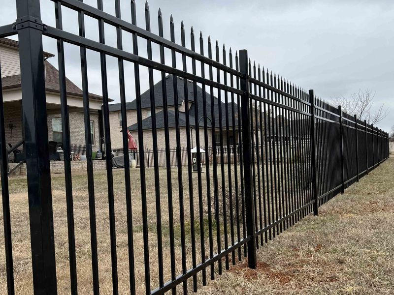 ornamental steel fence options in the meridianville-alabama area.