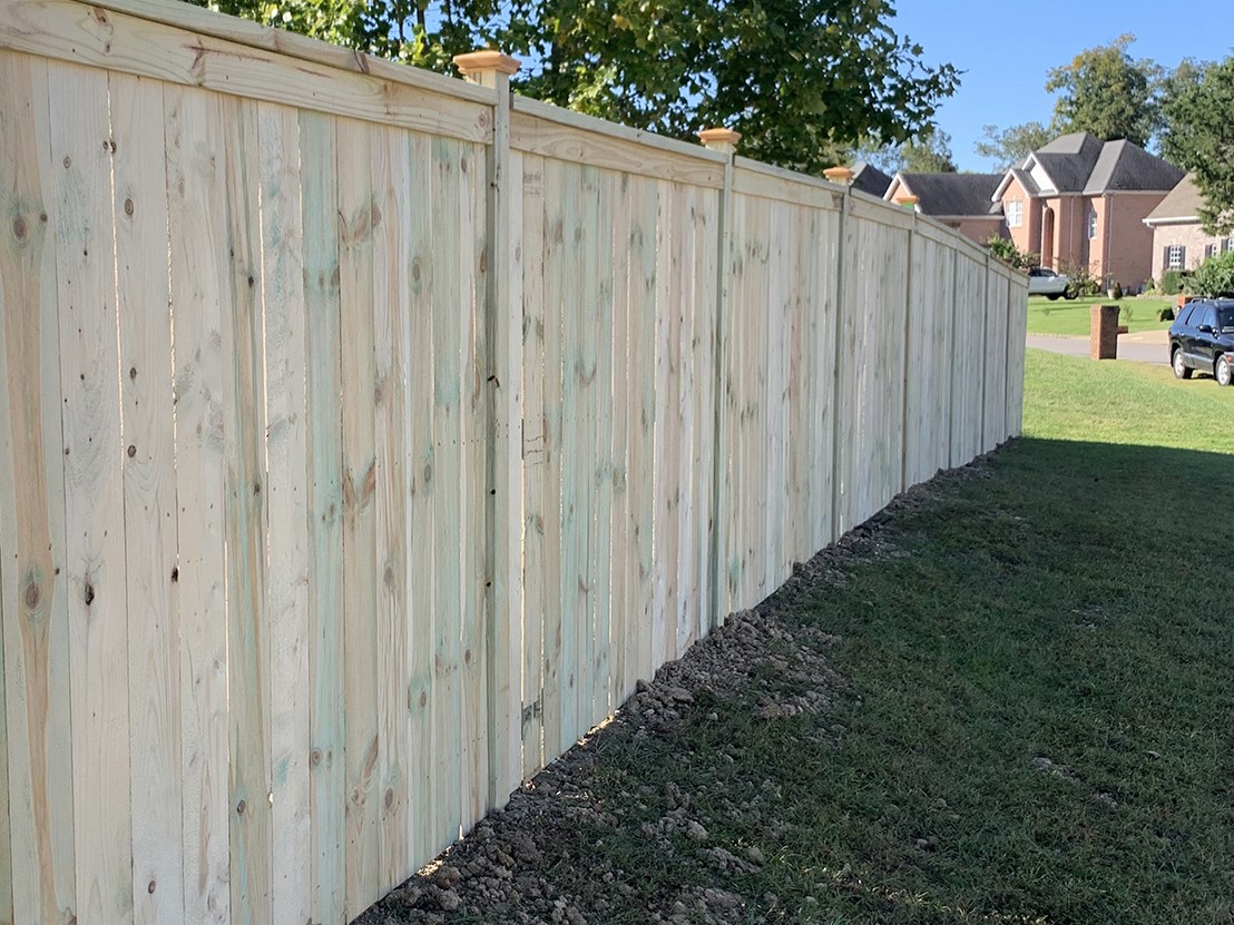 Photo of a Huntsville, AL wood fence