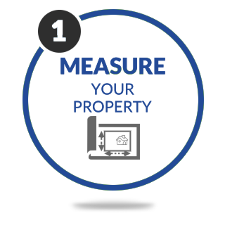 Buying a fence step 1: Measure the property