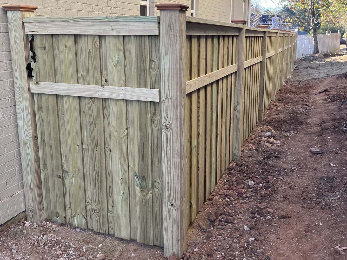Photo of a Huntsville AL wood fence